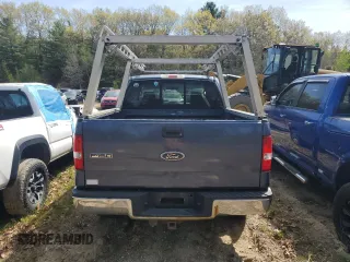 2005 Ford F-150 XLT with VIN 1FTPW14545FB31526, listed as a Copart auction lot 54343155 with 154,751 mi miles and Clean Title. Bid and sale history available at carsss.com. Image 6.