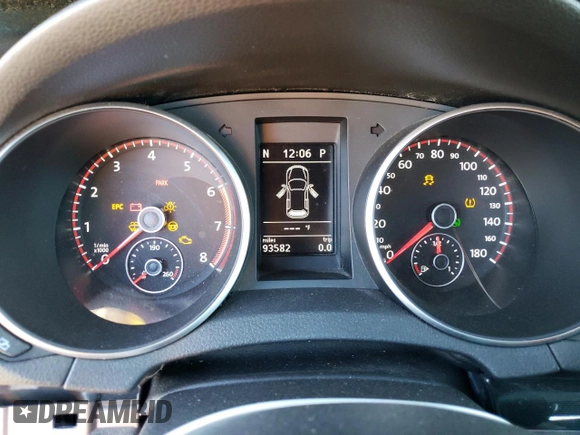 2012 Volkswagen GTI w/Conv & Sunroof PZEV с VIN WVWHD7AJ7CW202648, выставлен на аукционе Copart как лот 78369294 с пробегом 93 582 миль миль и Списание • Salvage title. История ставок и продаж доступна на DreamBid. Изображение 9.