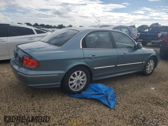2005 Hyundai Sonata GLS with VIN KMHWF35H45A155480, listed as a Copart auction lot 74567304 with 0 mi miles and Salvage Title. Bid and sale history available at carsss.com. Image 3.
