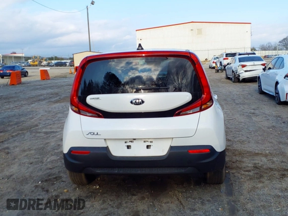 2020 Kia Soul LX with VIN KNDJ23AU4L7084529, listed as a IAAI auction lot 41526683 with 8,443 mi miles. Bid and sale history available at carsss.com. Image 17.