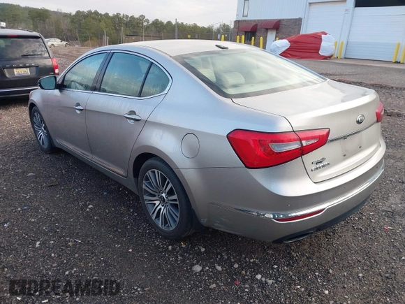 2014 Kia Cadenza Premium with VIN KNALN4D72E5143262, listed as a IAAI auction lot 41663400 with 176,471 mi miles. Bid and sale history available at carsss.com. Image 3.