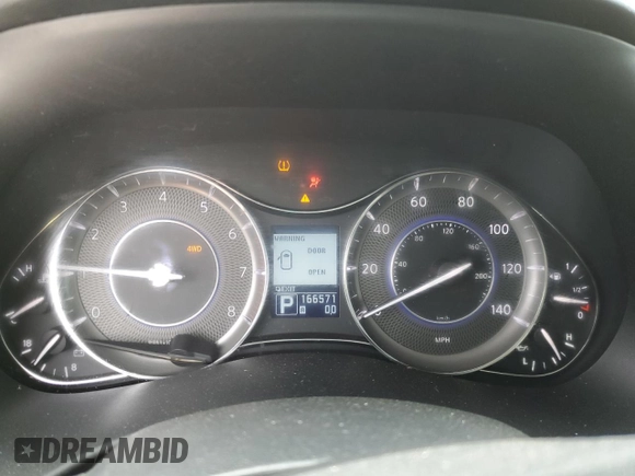 2011 Infiniti QX56 7-passenger with VIN JN8AZ2NE8B9005573, listed as a Copart auction lot 53086155 with 166,571 mi miles and Clean Title. Bid and sale history available at carsss.com. Image 9.