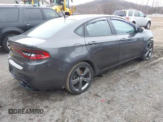 2015 Dodge Dart GT with VIN 1C3CDFEB3FD278086, listed as a IAAI auction lot 41717408 with 99,761 mi miles. Bid and sale history available at carsss.com. Image 4.