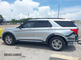2023 Ford Explorer XLT with VIN 1FMSK7DH5PGB69004, listed as a IAAI auction lot 42517662 with 18,299 mi miles and . Bid and sale history available at DreamBid. Image 14.