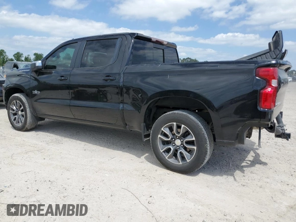 2021 Chevrolet Silverado 1500 LT with VIN 3GCPWCED7MG296033, listed as a Copart auction lot 52976595 with 106,716 mi miles and Salvage Title. Bid and sale history available at DreamBid. Image 2.