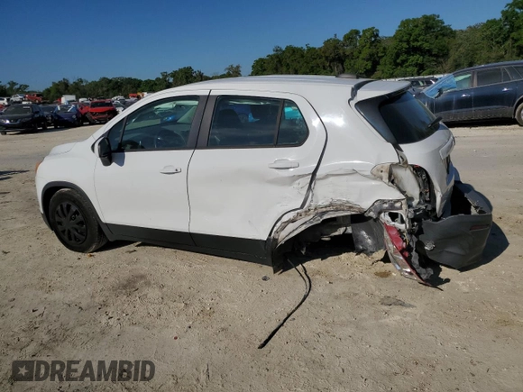 2015 Chevrolet Trax LS with VIN 3GNCJKSBXFL235691, listed as a Copart auction lot 50619025 with 143,004 mi miles and Salvage Title. Bid and sale history available at carsss.com. Image 2.