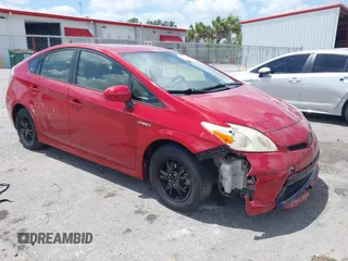 2012 Toyota Prius One with VIN JTDKN3DU3C1583462, listed as a IAAI auction lot 42083253 with 111,906 mi miles. Bid and sale history available at carsss.com. Image 1.