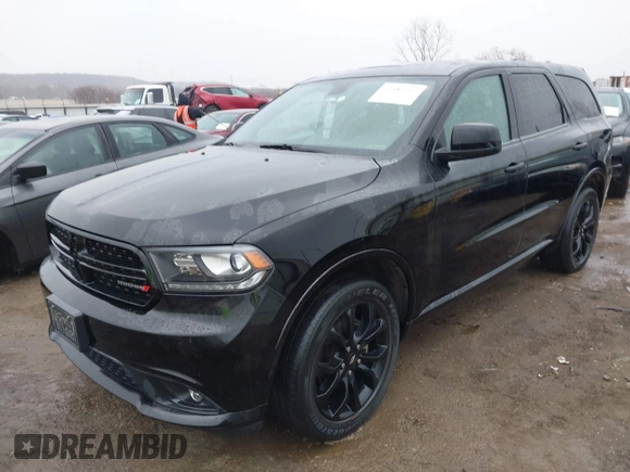 2019 Dodge Durango SXT Plus with VIN 1C4RDJAG6KC651227, listed as a IAAI auction lot 41387717 with 161,065 mi miles and . Bid and sale history available at DreamBid. Image 2.
