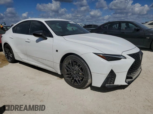 2024 Lexus IS with VIN JTHAP1D25R5005615, listed as a Copart auction lot 74526954 with 3,394 mi miles and Non Repairable. Bid and sale history available at carsss.com. Image 4.