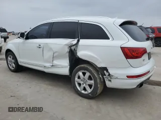 2015 Audi Q7 3.0T Premium with VIN WA1CGAFE8FD017755, listed as a Copart auction lot 45472515 with 0 mi miles and Salvage Title. Bid and sale history available at carsss.com. Image 2.