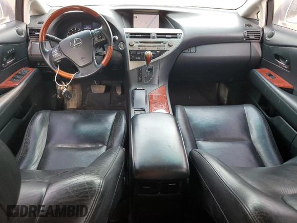 2012 Lexus RX 350 with VIN JTJBK1BA7C2446165, listed as a Copart auction lot 56890155 with 215,338 mi miles and Salvage title. Bid and sale history available at DreamBid. Image 8.