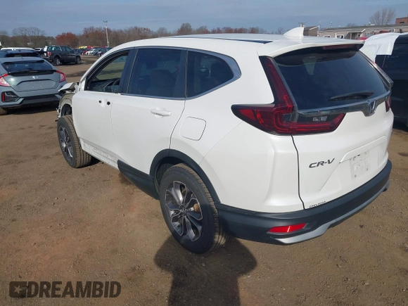 2020 Honda CR-V EX with VIN 2HKRW2H50LH687568, listed as a IAAI auction lot 41984058 with 36,597 mi miles and . Bid and sale history available at DreamBid. Image 3.