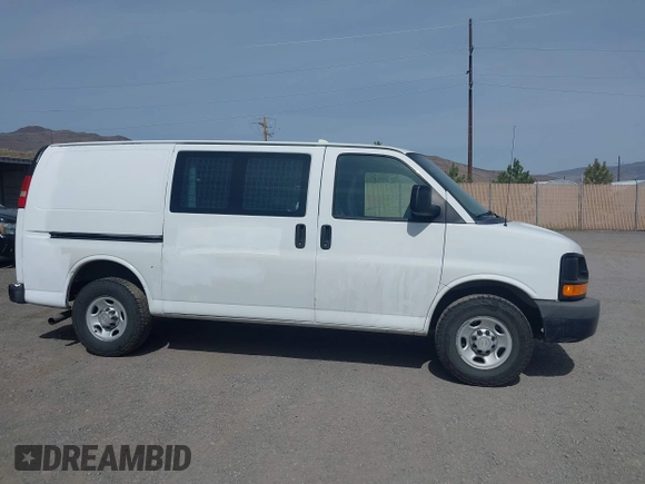 2012 Chevrolet Express Cargo Van with VIN 1GCWGFCA3C1193871, listed as a IAAI auction lot 42098096 with 227,331 mi miles. Bid and sale history available at carsss.com. Image 13.