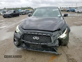 2018 Infiniti Q50 Luxe with VIN JN1EV7APXJM361910, listed as a Copart auction lot 45209005 with 78,544 mi miles and Clean title. Bid and sale history available at DreamBid. Image 11.