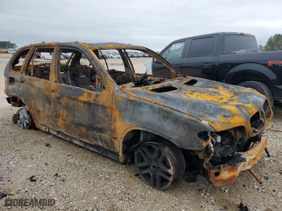 2006 BMW X5 3.0i with VIN 5UXFA13596LY38604, listed as a Copart auction lot 44685585 with NaN miles and Non Repairable. Bid and sale history available at carsss.com. Image 4.
