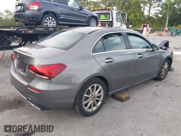 2020 Mercedes-Benz A 220 with VIN WDD3G4EB0LW041889, listed as a IAAI auction lot 41234703 with 20,493 mi miles and . Bid and sale history available at DreamBid. Image 4.