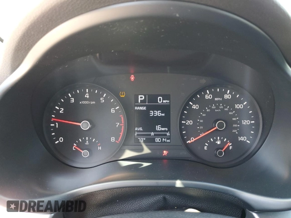 2023 Kia Rio LX with VIN 3KPA24AD3PE592664, listed as a Copart auction lot 50747625 with 8,014 mi miles and Salvage Title. Bid and sale history available at DreamBid. Image 9.