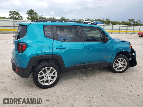 2022 Jeep Renegade Latitude с VIN ZACNJDB1XNPN70540, выставлен на аукционе Copart как лот 58496845 с пробегом 30 148 миль миль и На запчасти • Non repairable. История ставок и продаж доступна на DreamBid. Изображение 3.