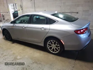 2015 Chrysler 200 C with VIN 1C3CCCEG7FN586286, listed as a Copart auction lot 50454725 with 158,586 mi miles and Clean Title. Bid and sale history available at carsss.com. Image 2.