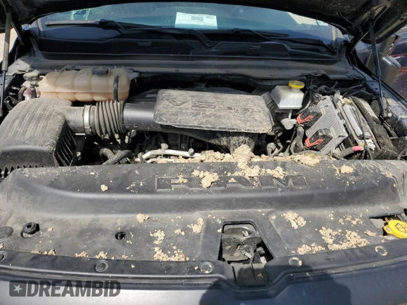 2022 Ram 1500 with VIN 1C6RRENG1NN112811, listed as a Copart auction lot 48009805 with 57,522 mi miles and Salvage title. Bid and sale history available at DreamBid. Image 11.