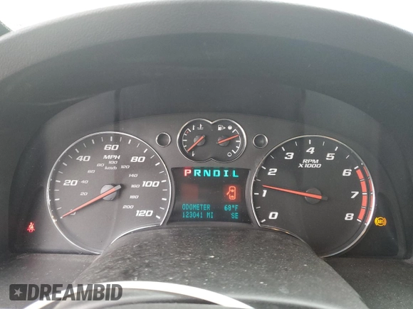 2008 Chevrolet Equinox LTZ with VIN 2CNDL83F386299697, listed as a Copart auction lot 72370814 with 123,041 mi miles and Salvage Title. Bid and sale history available at carsss.com. Image 9.