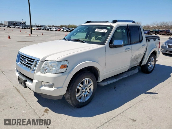 2008 Ford Explorer Sport Trac Limited with VIN 1FMEU33E38UA48398, listed as a Copart auction lot 50079385 with 160,204 mi miles and Clean title. Bid and sale history available at DreamBid. Image 1.
