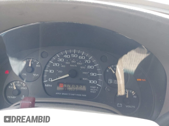 2005 Chevrolet Astro Cargo z VIN 1GCDM19X75B102872, wystawiony jako IAAI lot #41954195 z przebiegiem 173 627 mil mil oraz . Historia ofert i sprzedaży dostępna na DreamBid. Obrazek 7.
