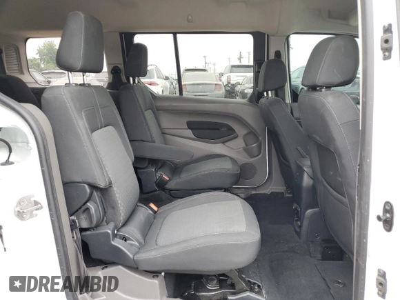 2022 Ford Transit Connect XLT with VIN NM0GS9F28N1514084, listed as a Copart auction lot 62392655 with 43,395 mi miles and Salvage title. Bid and sale history available at DreamBid. Image 11.