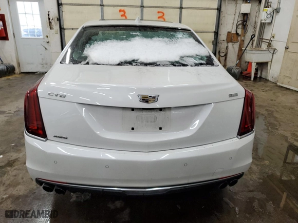 2018 Cadillac CT6 Luxury AWD with VIN 1G6KD5RS1JU109384, listed as a Copart auction lot 44537715 with 109,366 mi miles and Salvage Title. Bid and sale history available at carsss.com. Image 6.