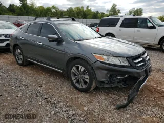 2013 Honda Crosstour EX-L with VIN 5J6TF2H54DL000301, listed as a Copart auction lot 69666784 with 140,741 mi miles and Salvage Title. Bid and sale history available at carsss.com. Image 4.