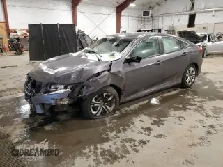 2017 Honda Civic Sedan LX with VIN 19XFC2F51HE082548, listed as a Copart auction lot 87446754 with 82,377 mi miles and Salvage Title. Bid and sale history available at carsss.com. Image 1.