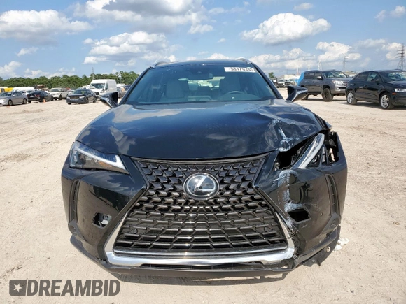 2024 Lexus UX 250h with VIN JTHX6JBH8R2172668, listed as a Copart auction lot 58179335 with 12,581 mi miles and Salvage title. Bid and sale history available at DreamBid. Image 5.