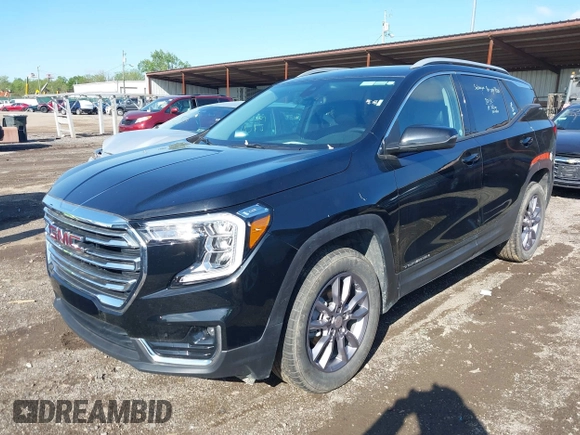 2024 GMC Terrain SLT with VIN 3GKALVEG1RL277792, listed as a IAAI auction lot 42219985 with 32,388 mi miles and . Bid and sale history available at DreamBid. Image 2.