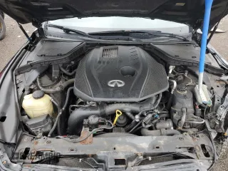 2016 Infiniti Q50 2.0t Premium with VIN JN1CV7AR5GM250313, listed as a Copart auction lot 50834625 with 113,245 mi miles and Salvage Title. Bid and sale history available at carsss.com. Image 11.