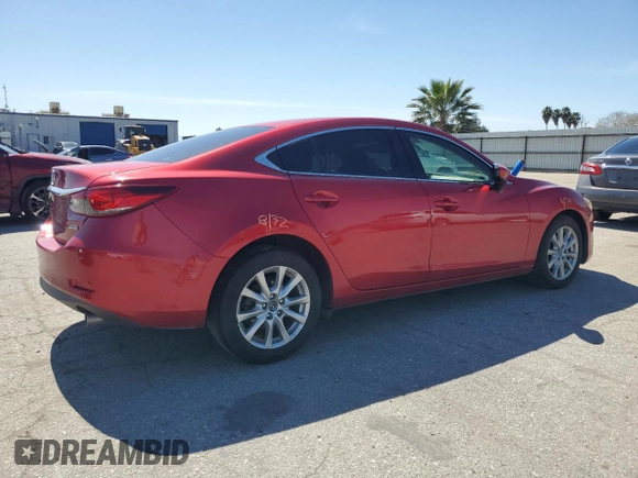 2015 Mazda 6 i Sport with VIN JM1GJ1U59F1210977, listed as a Copart auction lot 49446425 with 107,859 mi miles and Salvage Title. Bid and sale history available at carsss.com. Image 3.