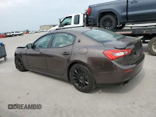 2014 Maserati Ghibli S Q4 with VIN ZAM57RTA6E1085708, listed as a Copart auction lot 53710095 with 110,799 mi miles and Salvage title. Bid and sale history available at DreamBid. Image 2.
