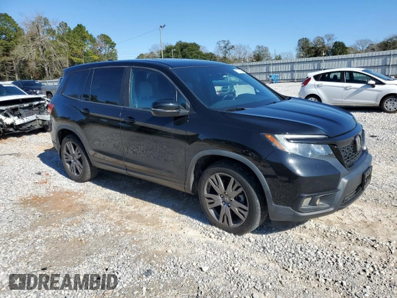 2019 Honda Passport EX-L with VIN 5FNYF7H58KB004635, listed as a Copart auction lot 87083684 with 61,022 mi miles and Salvage Title. Bid and sale history available at carsss.com. Image 4.