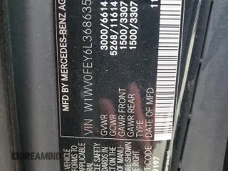 2020 Mercedes-Benz Metris with VIN W1WV0FEY6L3686351, listed as a Copart auction lot 82871044 with 96,538 mi miles and Clean Title. Bid and sale history available at DreamBid. Image 13.