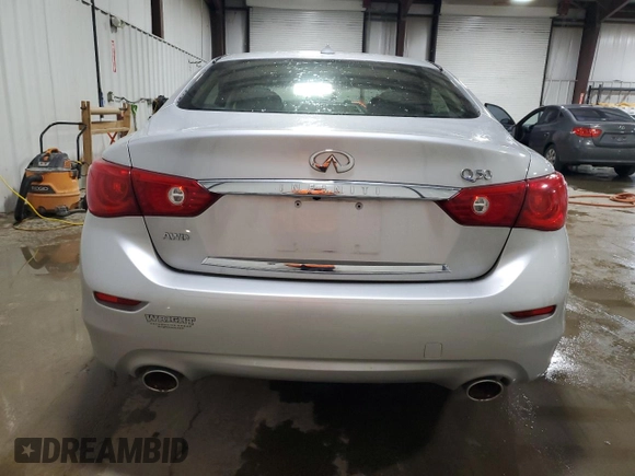 2014 Infiniti Q50 Premium с VIN JN1BV7AR4EM695652, выставлен на аукционе Copart как лот 58993595 с пробегом 94 549 миль миль и Списание • Salvage title. История ставок и продаж доступна на DreamBid. Изображение 6.