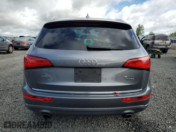 2015 Audi Q5 Premium Plus with VIN WA1LFAFP3FA142104, listed as a Copart auction lot 56766855 with 73,111 mi miles and Salvage title. Bid and sale history available at DreamBid. Image 6.