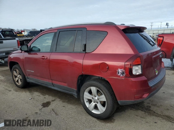 2017 Jeep Compass Sport z VIN 1C4NJCBA2HD123264, wystawiony jako Copart lot #45902185 z przebiegiem 103 081 mil mil oraz Szkoda całkowita • Salvage title. Historia ofert i sprzedaży dostępna na DreamBid. Obrazek 2.