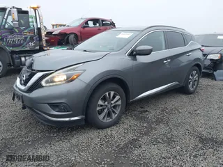 2018 Nissan Murano S with VIN 5N1AZ2MH0JN127353, listed as a IAAI auction lot 41013997 with 122,507 mi miles. Bid and sale history available at carsss.com. Image 17.
