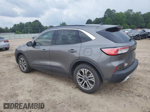 2021 Ford Escape SEL with VIN 1FMCU9H68MUB09069, listed as a Copart auction lot 58760215 with 27,694 mi miles and Salvage title. Bid and sale history available at DreamBid. Image 2.