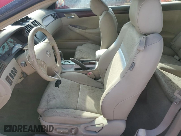 2005 Toyota Solara SE with VIN 4T1FA38P75U064557, listed as a Copart auction lot 75430144 with 58,316 mi miles and Non Repairable. Bid and sale history available at DreamBid. Image 7.