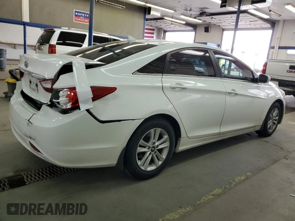 2013 Hyundai Sonata GLS with VIN 5NPEB4AC8DH723247, listed as a Copart auction lot 51471455 with 100,999 mi miles and Salvage Title. Bid and sale history available at carsss.com. Image 3.