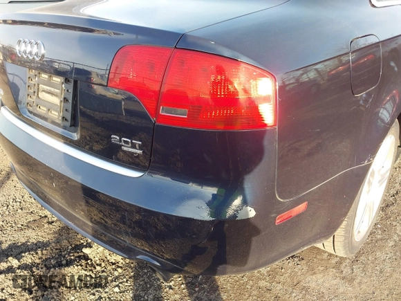 2008 Audi A4 2.0T with VIN WAUDF78E18A076760, listed as a IAAI auction lot 41664991 with 130,234 mi miles. Bid and sale history available at carsss.com. Image 6.