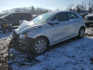 2021 Kia Rio S with VIN 3KPA25AD9ME433326, listed as a Copart auction lot 88707985 with 12,443 mi miles and Salvage Title. Bid and sale history available at DreamBid. Image 1.