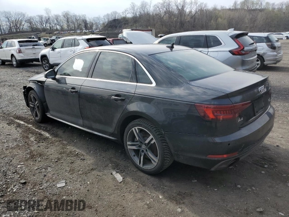 2018 Audi A4 Premium Plus z VIN WAUENAF48JA227498, wystawiony jako Copart lot #52557525 z przebiegiem Nie podano mil oraz Szkoda całkowita • Salvage title. Historia ofert i sprzedaży dostępna na DreamBid. Obrazek 2.