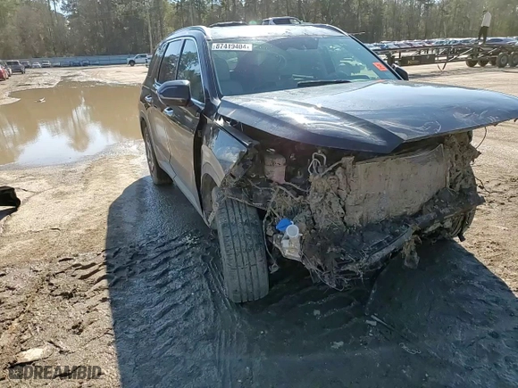 2024 Hyundai Palisade Limited with VIN KM8R5DGE0RU720076, listed as a Copart auction lot 87419404 with 12,158 mi miles and Salvage Title. Bid and sale history available at carsss.com. Image 12.