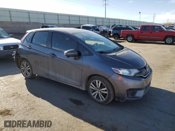 2015 Honda Fit EX-L with VIN 3HGGK5H89FM726964, listed as a Copart auction lot 48564635 with 157,667 mi miles and Salvage Title. Bid and sale history available at DreamBid. Image 4.